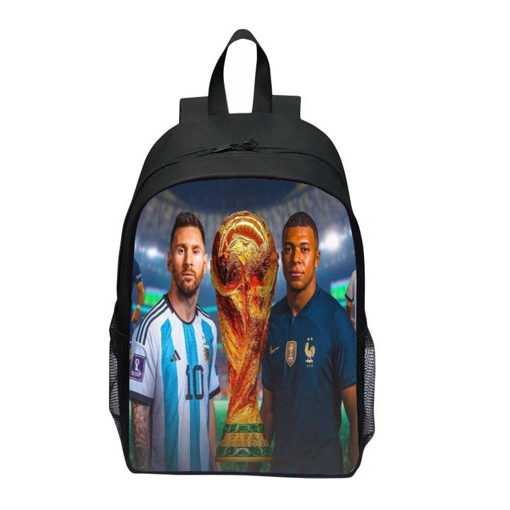 Backpack with Striking Sports Motif Bowlift