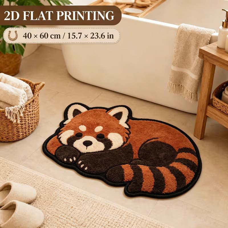 Horse-Themed Plush Bath Mat