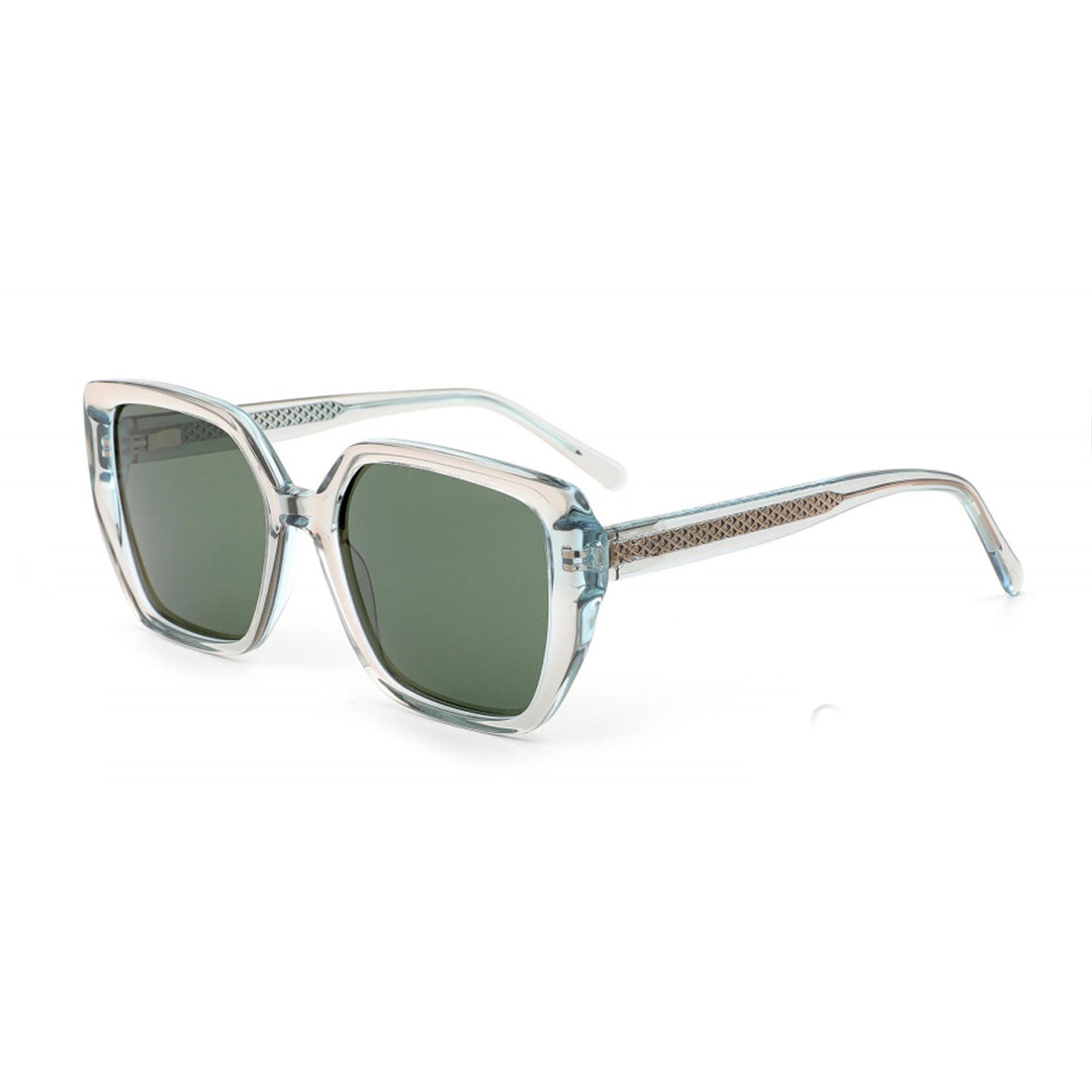 Women's sunglasses with fashionable, multifaceted frame and UV protection Bowlift