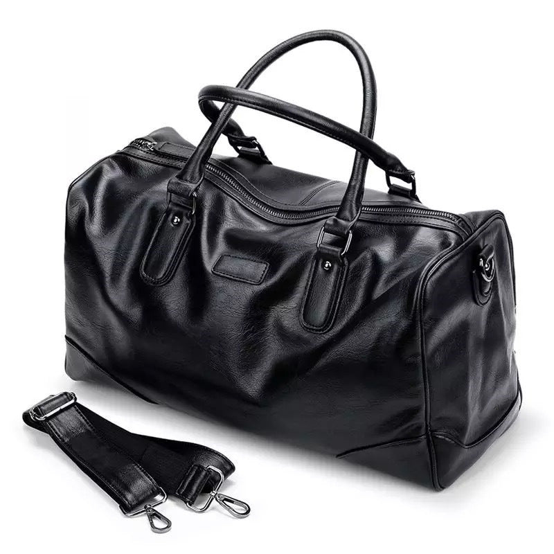 Stylish Travel Bag Made of High-Quality Synthetic Leather Bowlift