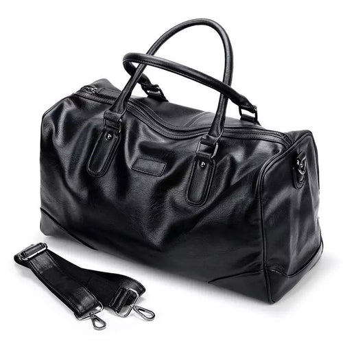Stylish Travel Bag Made of High-Quality Synthetic Leather Bowlift