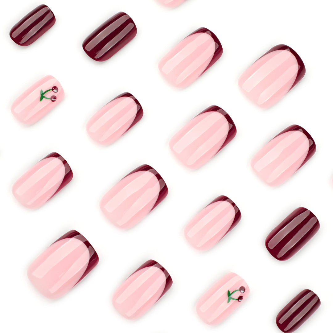 Artful nail extensions with elegant gradient and delicate accents Bowlift