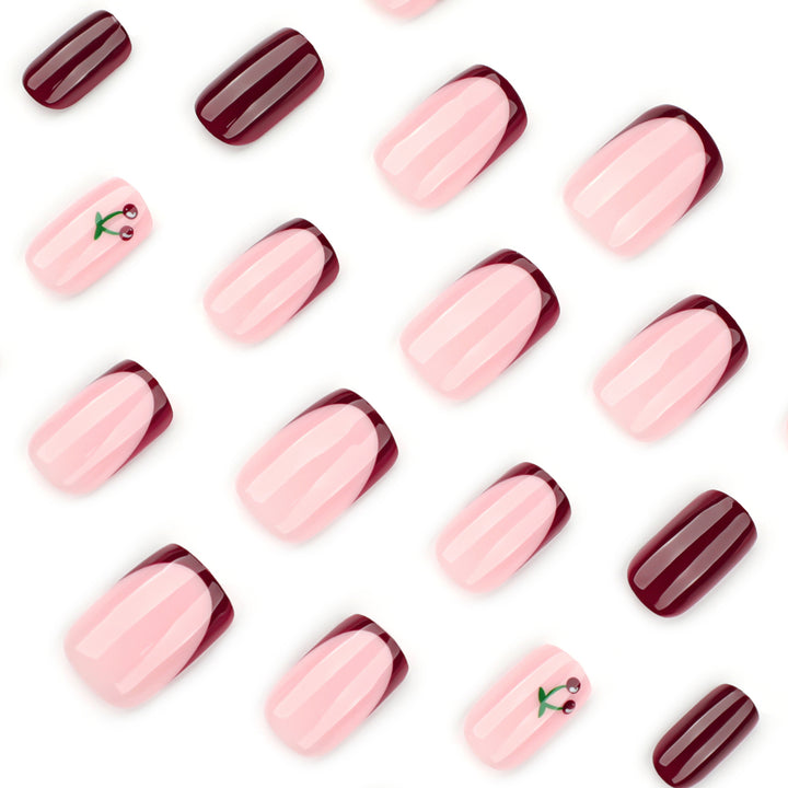 Artful nail extensions with elegant gradient and delicate accents Bowlift