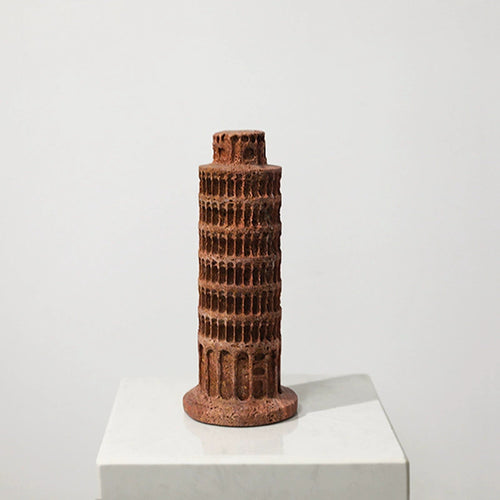 Decorative Leaning Tower Sculpture