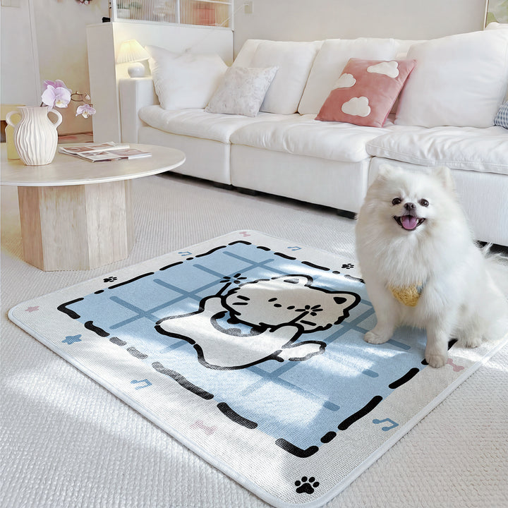 Cute Cartoon Pet Comfort Mat Bowlift