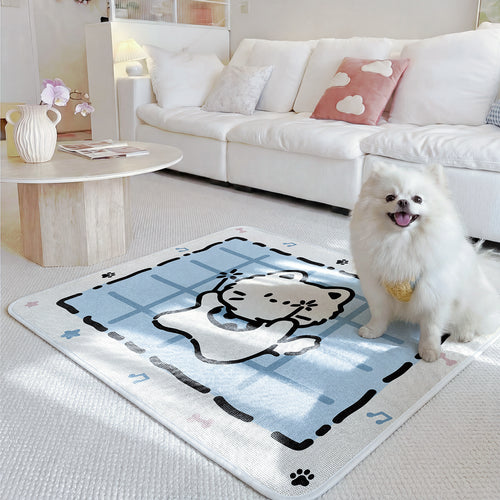 Cute Cartoon Pet Comfort Mat Bowlift