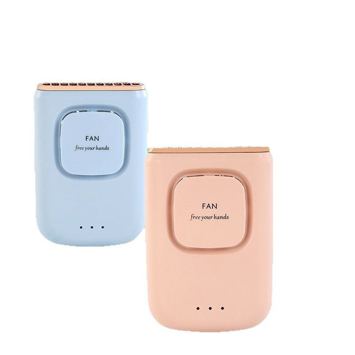 Women's nan compact rechargeable portable handheld fan with built in powerbank and foldable stand Bowlift