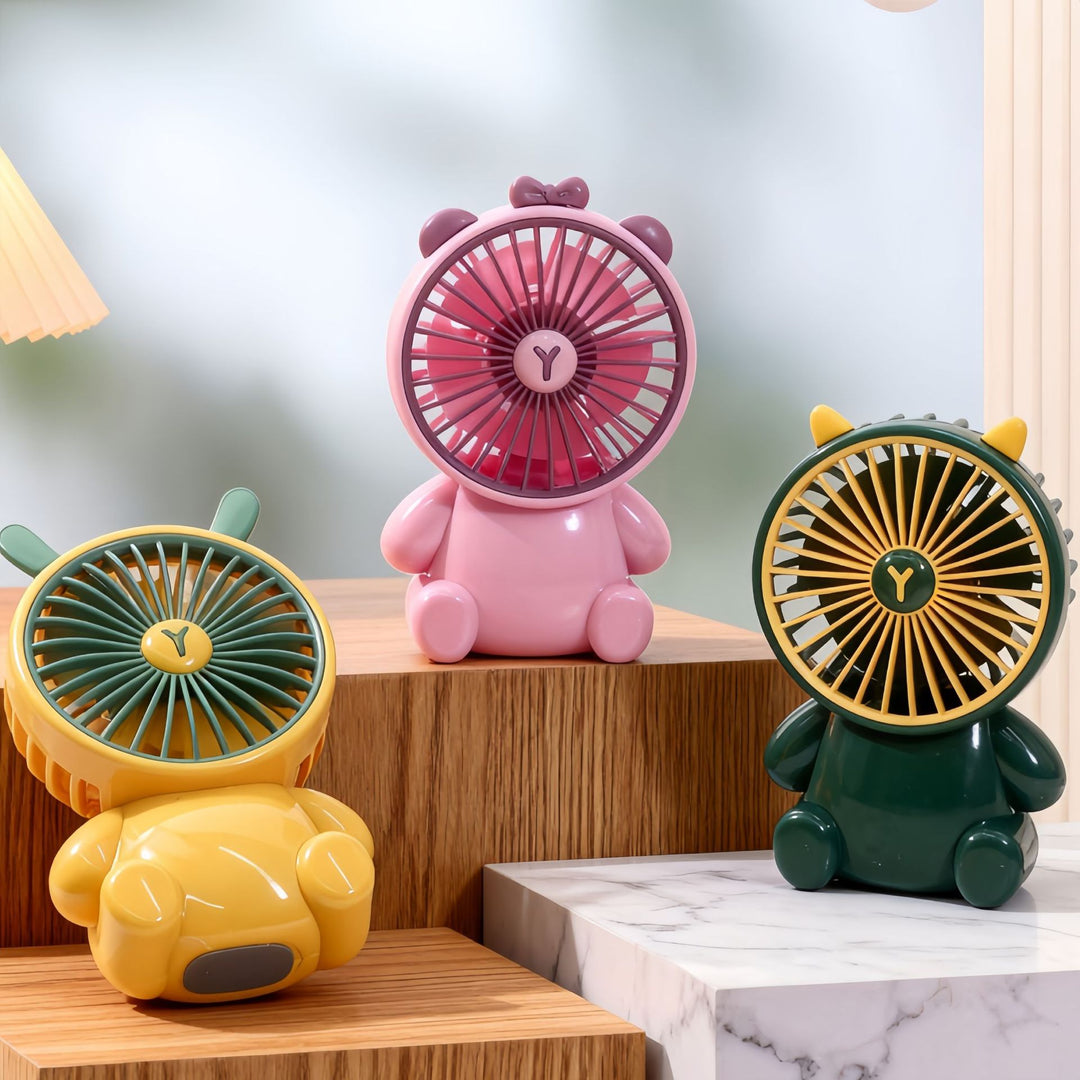 Women's portable mini fan with animal design Bowlift