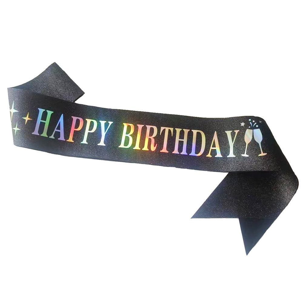 Women Funkenkrone with "Happy Birthday" lettering Bowlift