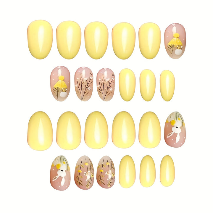 Seasonal Themed Press-On Nail Art Bowlift