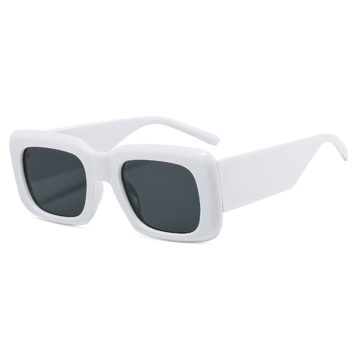 Women oversized sunglasses with square frame and transparent design Bowlift