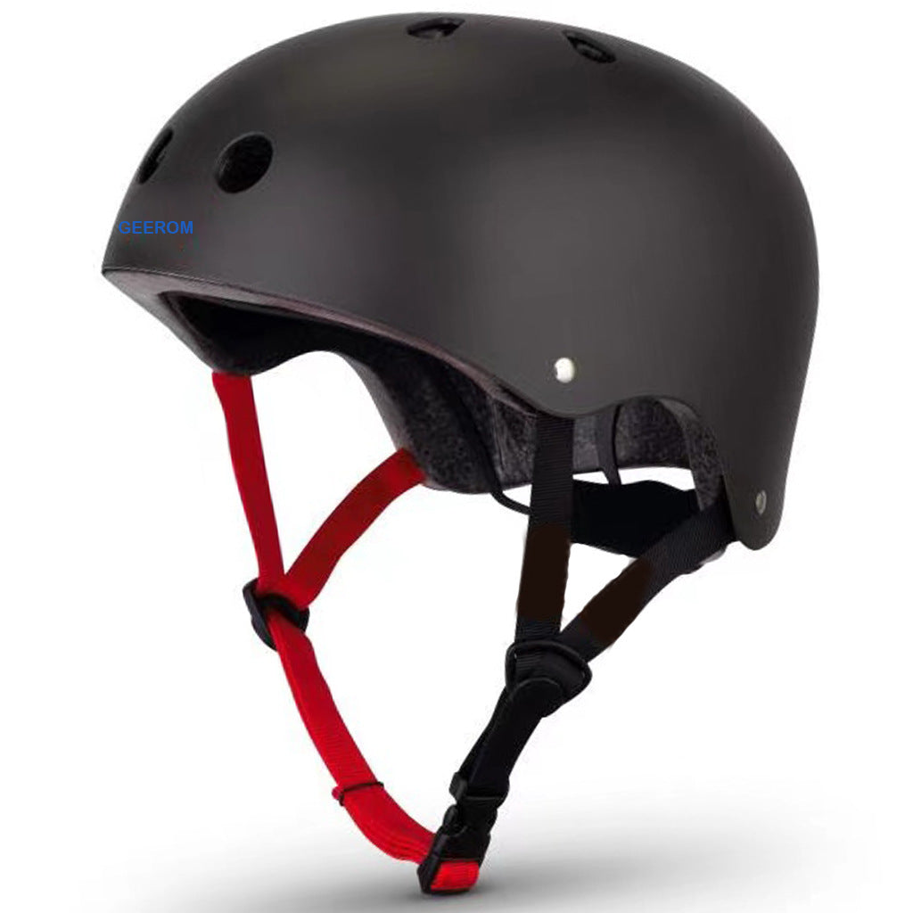 low-profile multi-sport helmet with EPS impact-absorbing liner and adjustable chin strap Bowlift