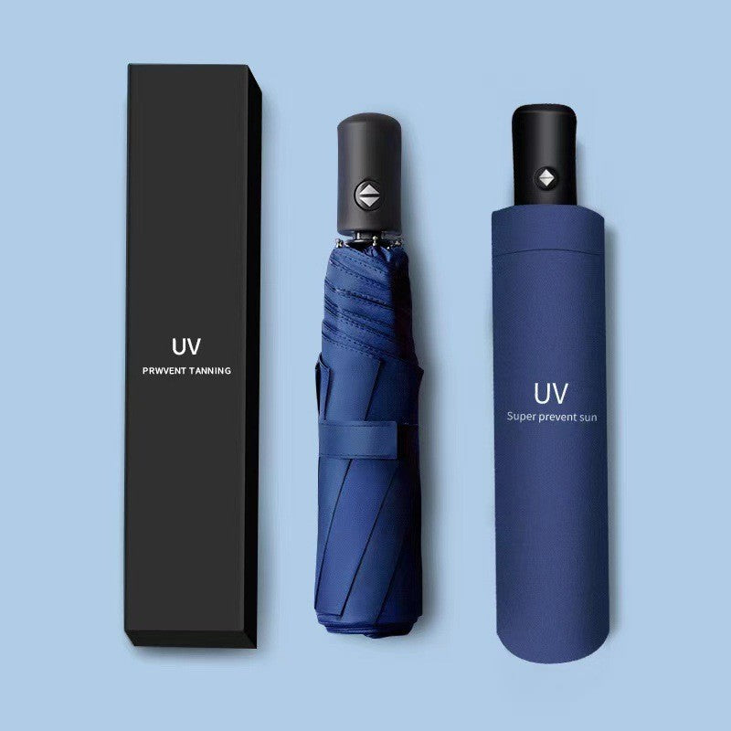Women's UV Protection Umbrella with Compact Folding Mechanism Bowlift