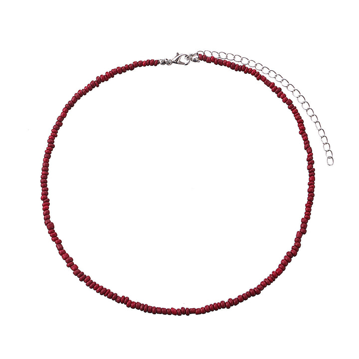 Colorful Beaded Choker Necklace Bowlift