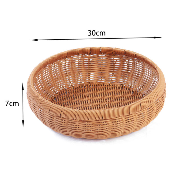 Decorative Woven Living Room Basket Bowlift