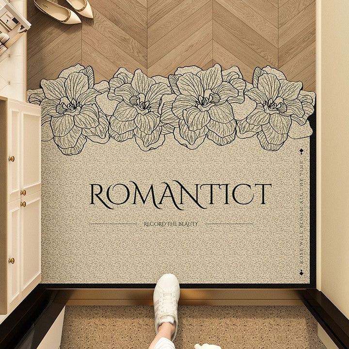 Floral Welcome Mat Bowlift