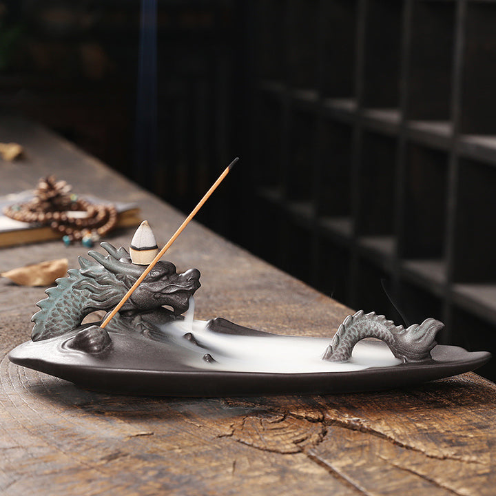 Dragon Theme Incense Waterfall
