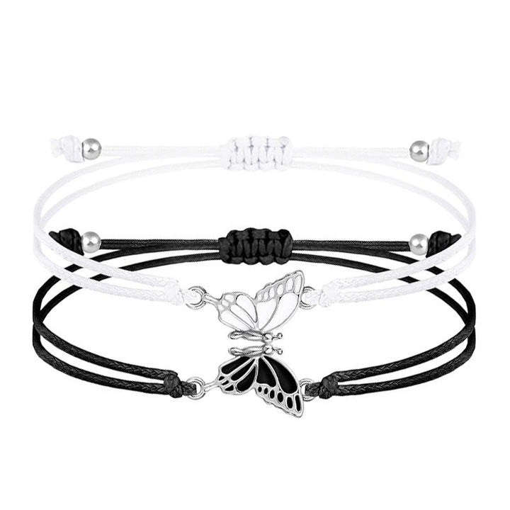 Butterfly Charm Necklace and Bracelet Set Bowlift