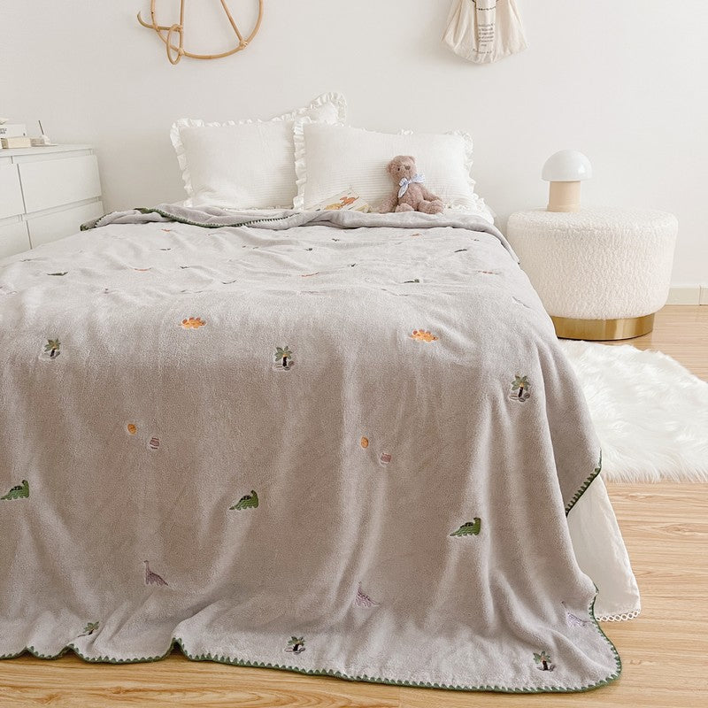 Unisex Soft Snuggle Blanket with Unique Animal Design Bowlift