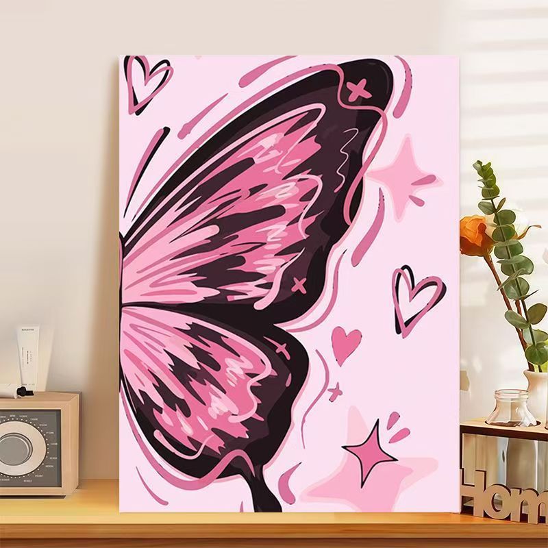 Decorative Butterfly-Themed Canvas Art Bowlift