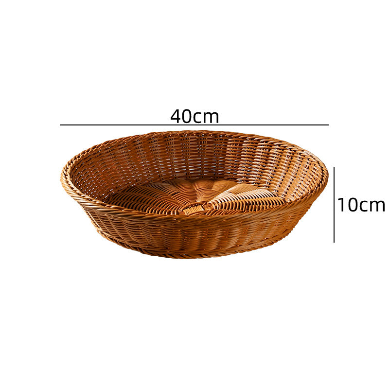 Rectangular Woven Serving Basket Bowlift
