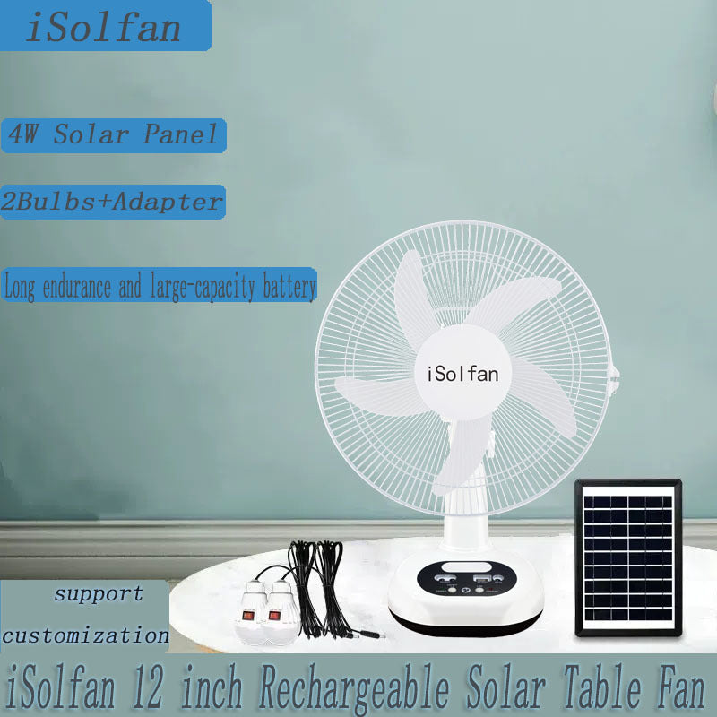 Ladies portable solar table fan with high capacity and long battery life Bowlift