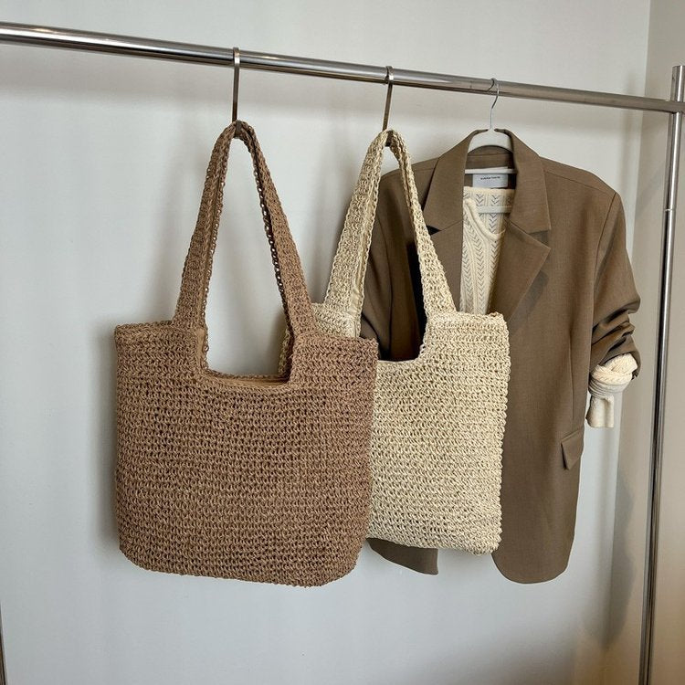 Natural Hand-Knotted Shopping Bag Bowlift