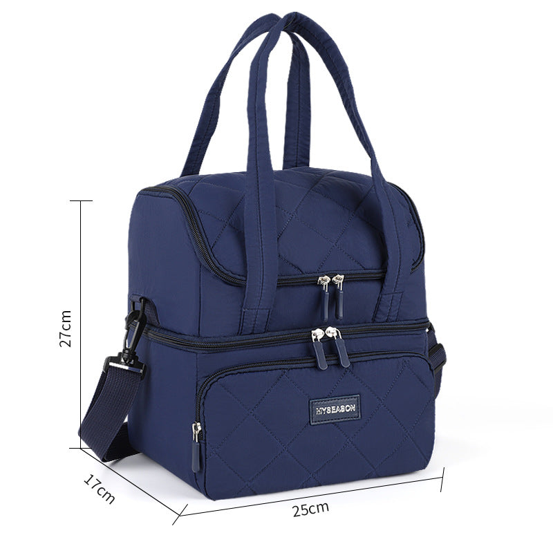 Quilted Insulated Lunch Carrier Bowlift