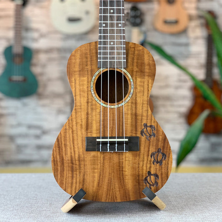 Premium 23-Inch Exotic Koa Ukulele Bowlift