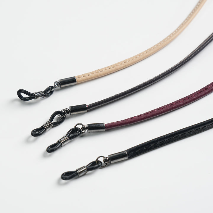 Stylish Leather Eyewear Retainer Bowlift