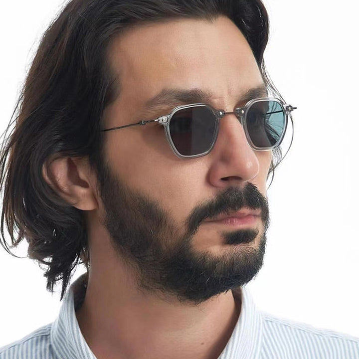Women's fashionable sunglasses in elegant design with hexagonal frame Bowlift