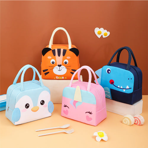 Cute Penguin-Themed Insulated Lunch Bag