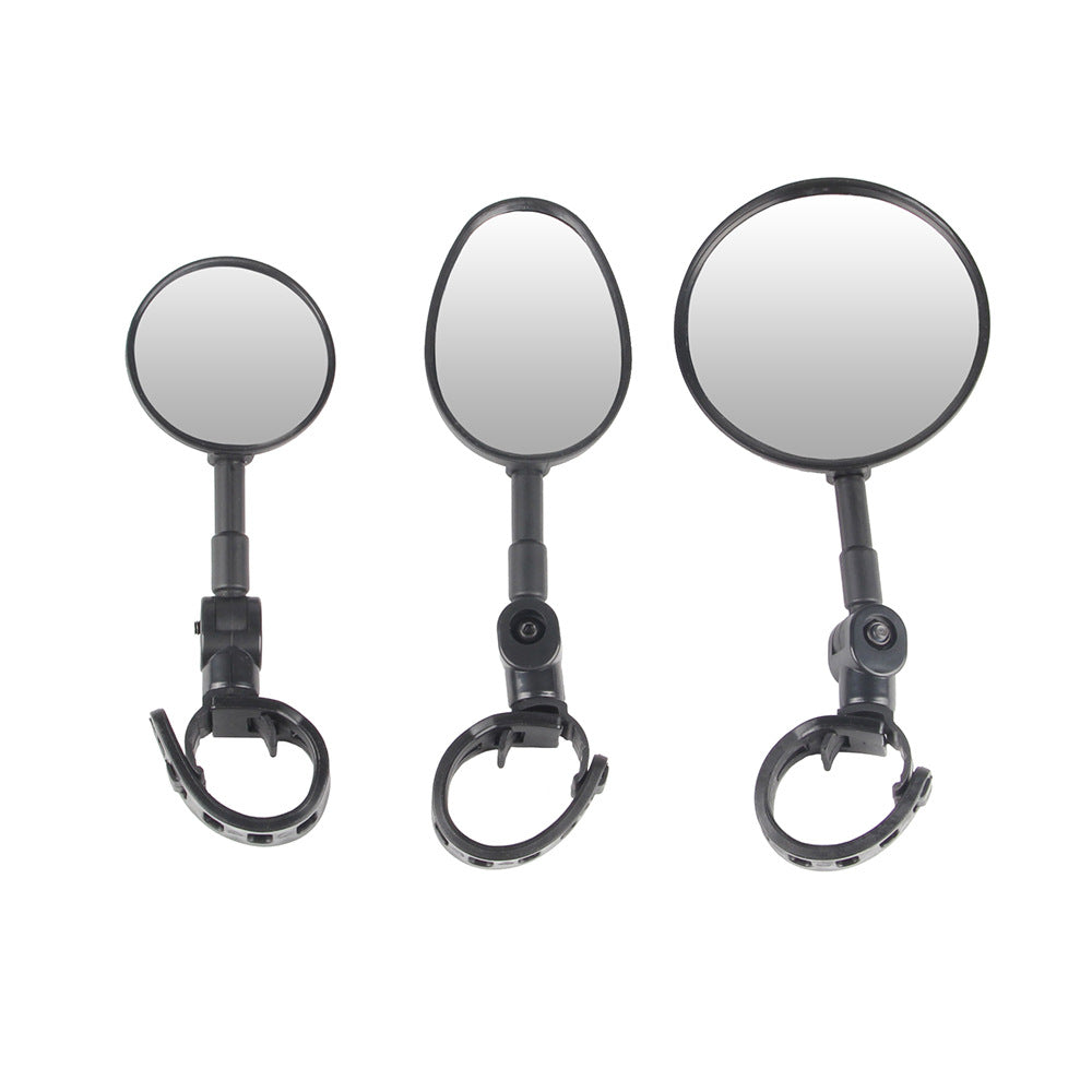 Adjustable Bicycle Handlebar Mirror with Full Swivel Arm and Wide Angle Convex Glass Bowlift