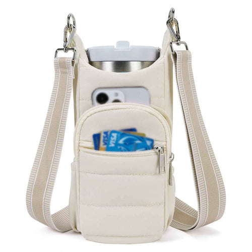 Practical smartphone bag with insulated cup holder Bowlift