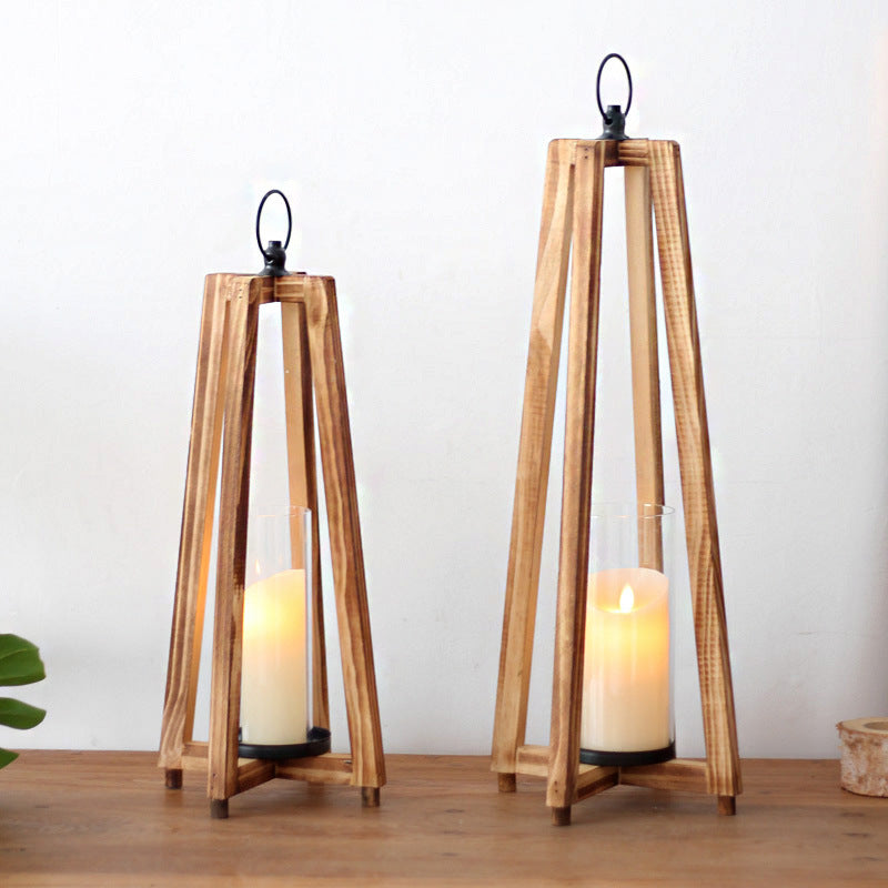 Stylish lantern made of wood Bowlift