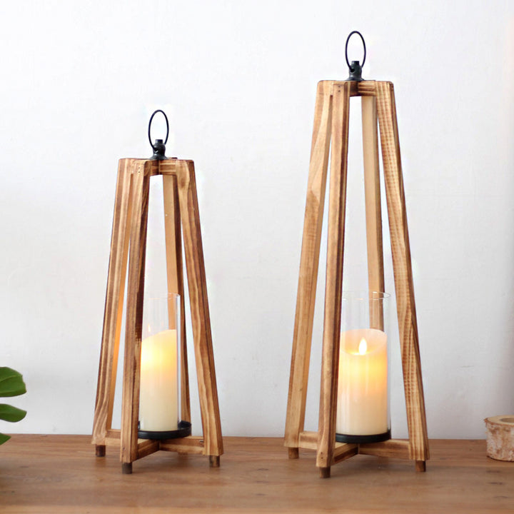 Stylish lantern made of wood Bowlift