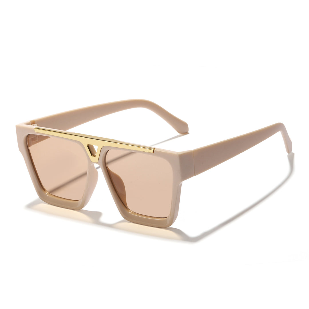 Women trendy sunglasses with minimalist frame Bowlift