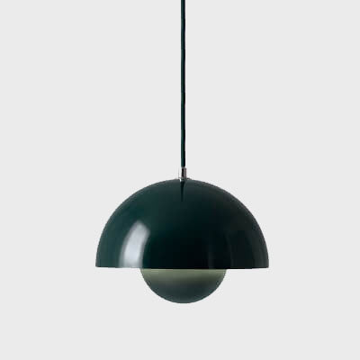 Scandinavian Pendant Light - Elegant 1-Light Semi-Round Lighting for Living Room and Bedroom | Bowlift