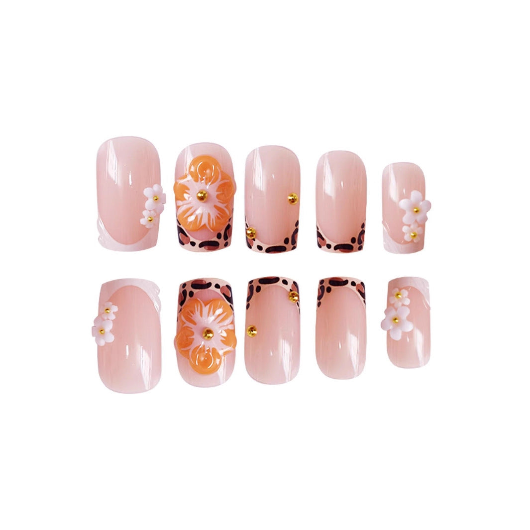 Artistic Floral Nail Art Set Bowlift