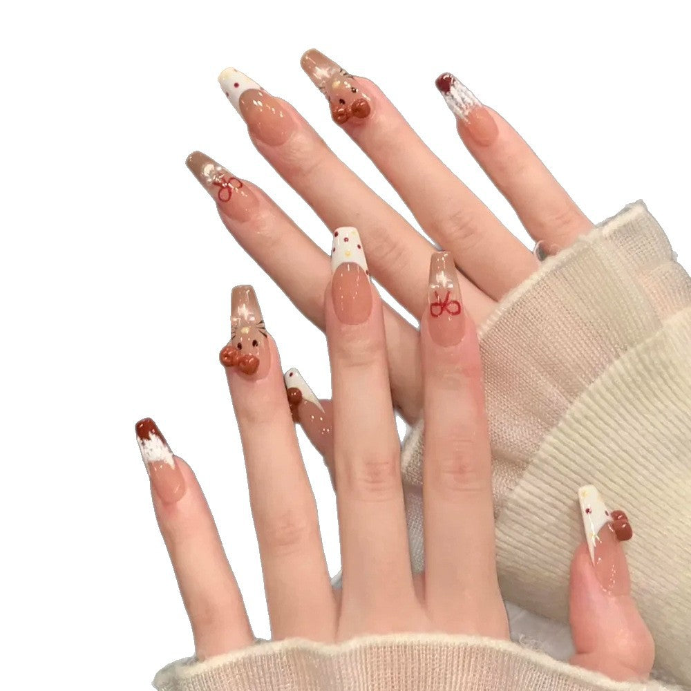 Thematic Press-On Nail Art Set Bowlift