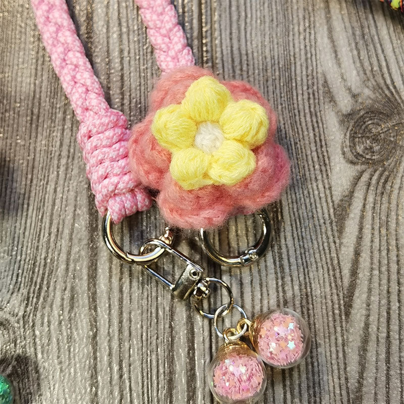 Decorative Braided Pet Leash Bowlift
