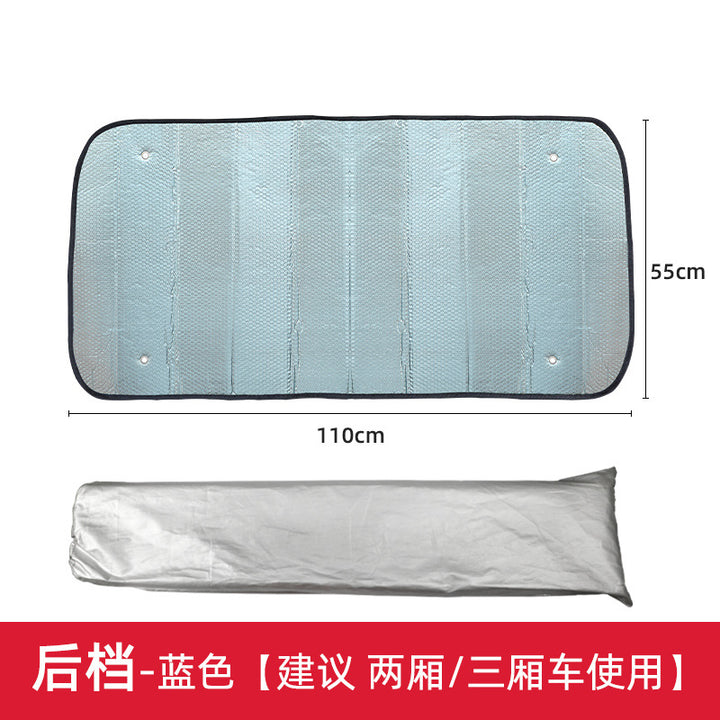 Unisex nan foldable car sunshade with reflective thermal insulation Bowlift