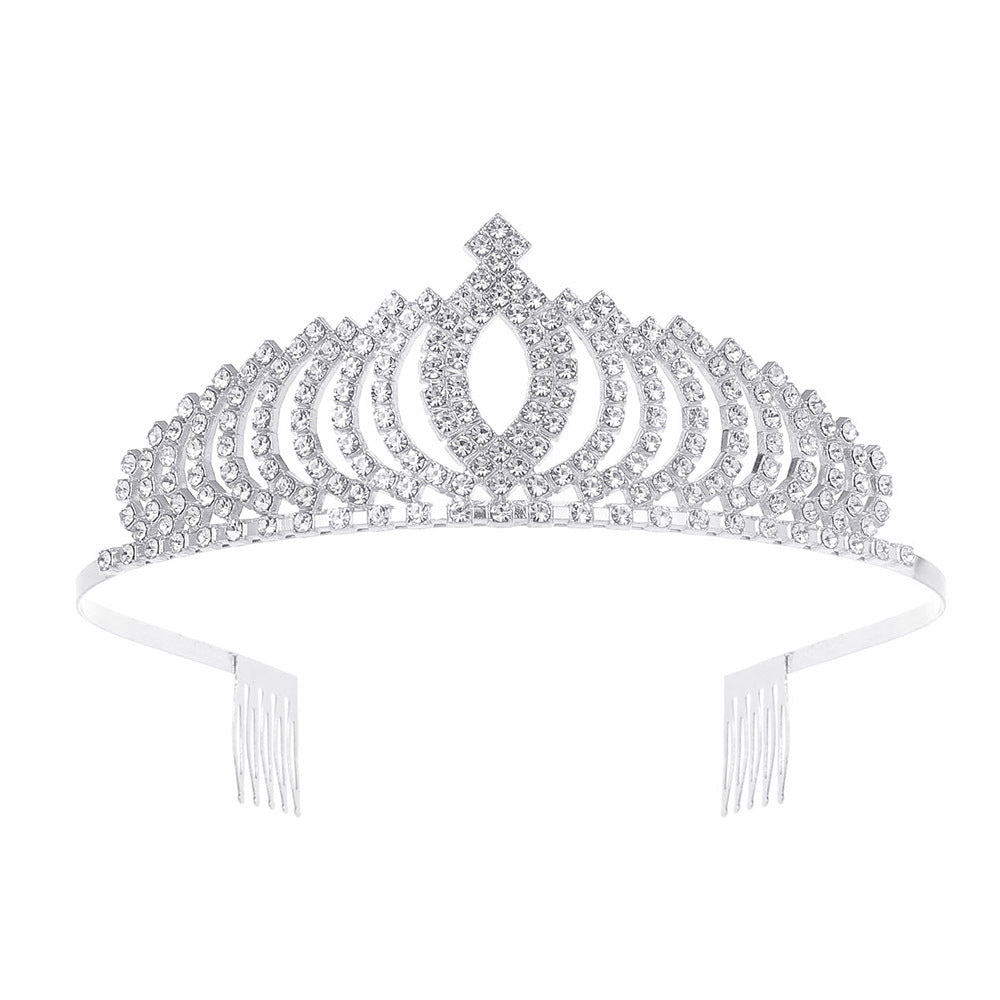Ladies Elegant Crystal Tone Bowlift
