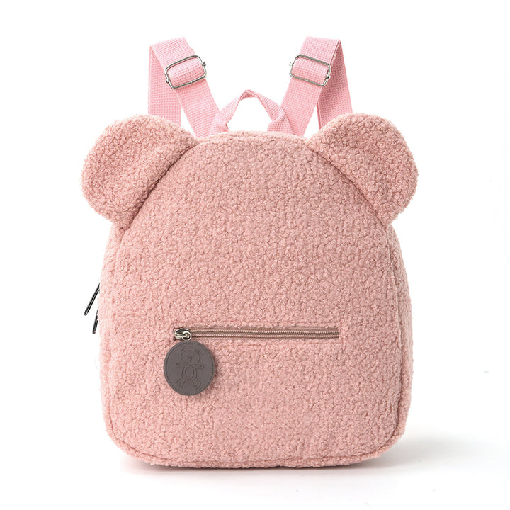 Plush Backpack with Animal Ears Bowlift