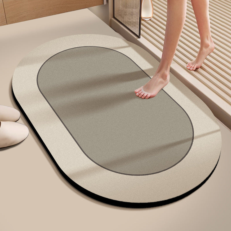 Absorbent Bathroom Floor Mat Bowlift