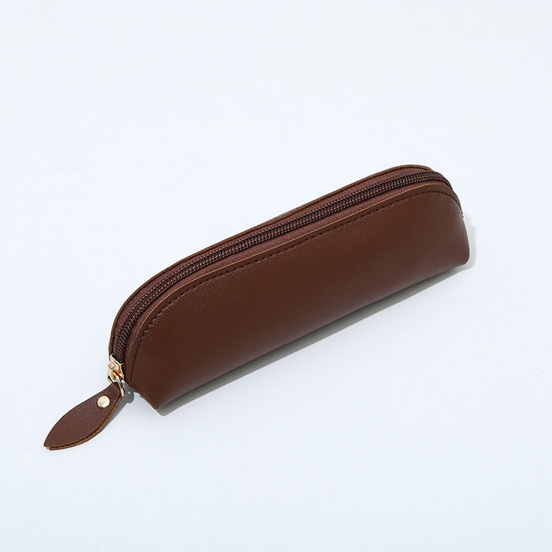 Stylish Leather Pencil Case Bowlift