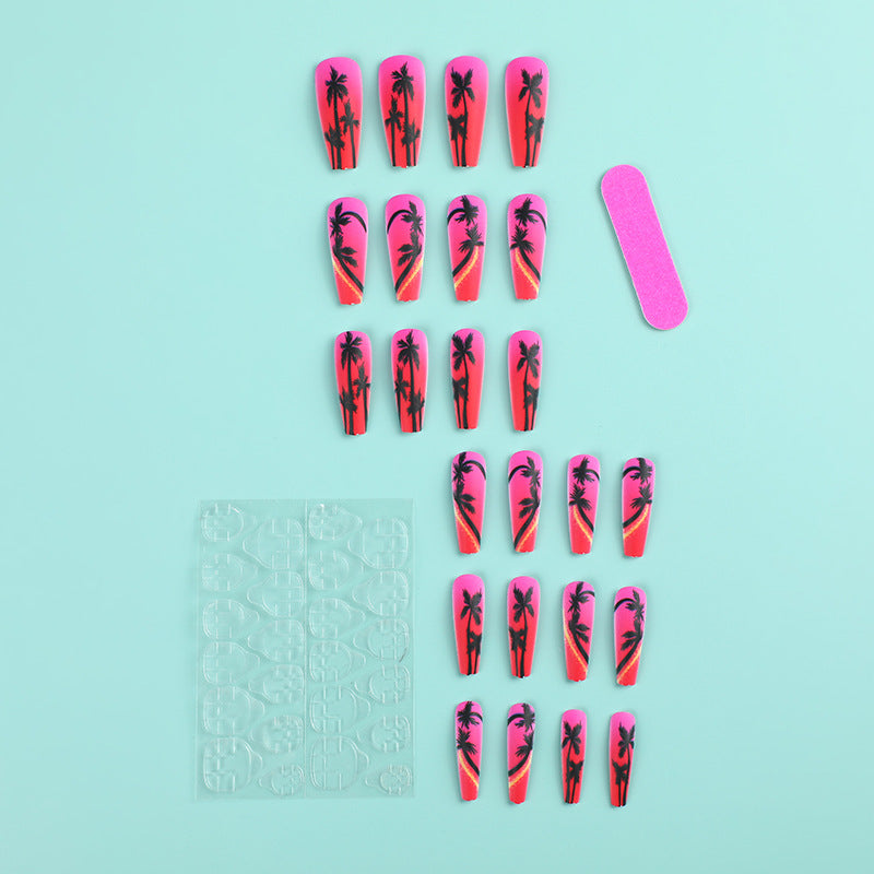 Creative artificial nails in modern palm design Bowlift