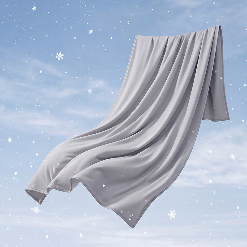 Ladies' soft flowing cashmere-like thermal scarf with anti-pilling and windproof inner side Bowlift