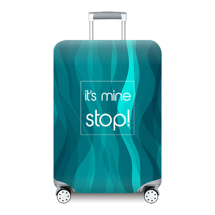 Women's Hard Shell Travel Suitcase with Custom Statement Design Bowlift