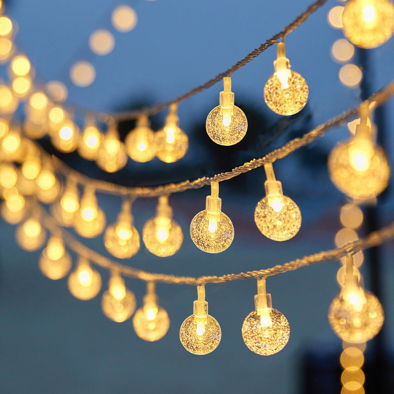Decorative Snowflake LED String Lights Battery Powered Indoor Outdoor Fairy Bowlift